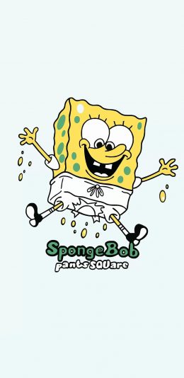 [2436x1125]海绵宝宝 卡通 可爱 苹果手机动漫壁纸图片