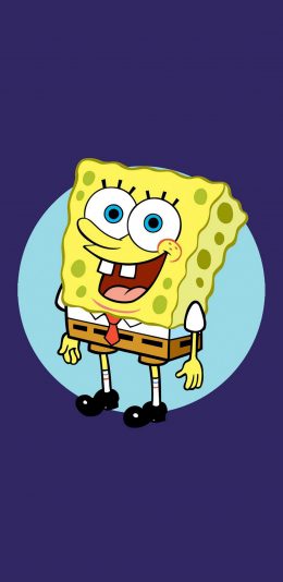 [2436x1125]海绵宝宝 欧美 动画 笑 苹果手机动漫壁纸图片