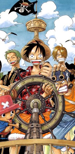 [2436x1125]海贼王 日漫 航海王 路飞 苹果手机动漫壁纸图片