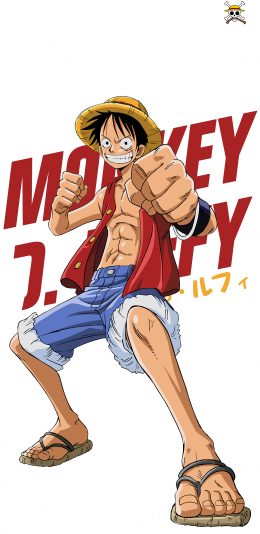 [2436x1125]海贼王 日漫 路飞 草帽 苹果手机动漫壁纸图片