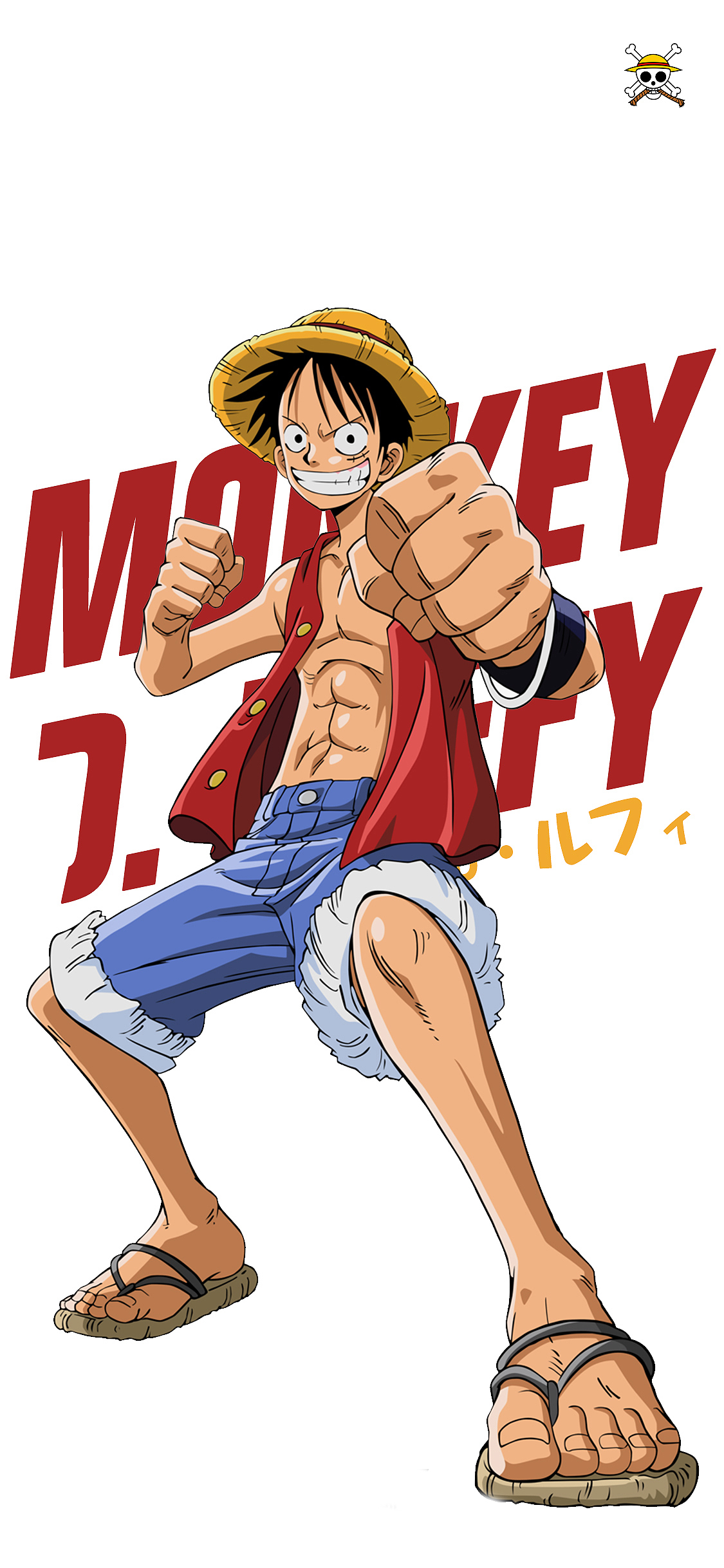 [2436×1125]海贼王 日漫 路飞 草帽 苹果手机动漫壁纸图片
