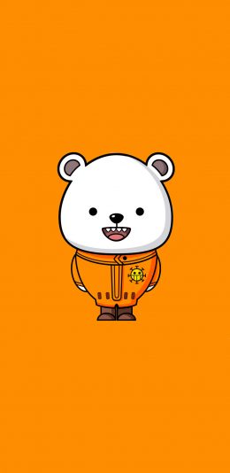 [2436x1125]海贼王 贝波 红心海贼团 熊 苹果手机动漫壁纸图片