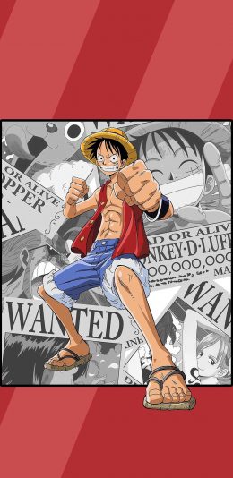 [2436x1125]海贼王 路飞 草帽 苹果手机动漫壁纸图片