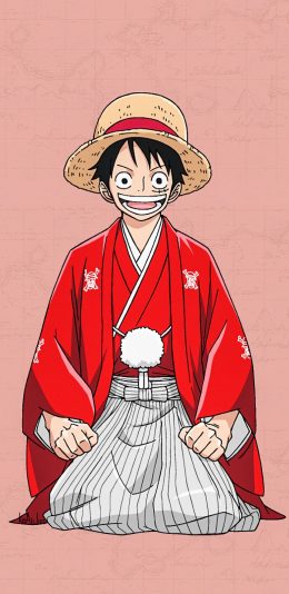 [2436x1125]海贼王 路飞 草帽海贼团 苹果手机动漫壁纸图片