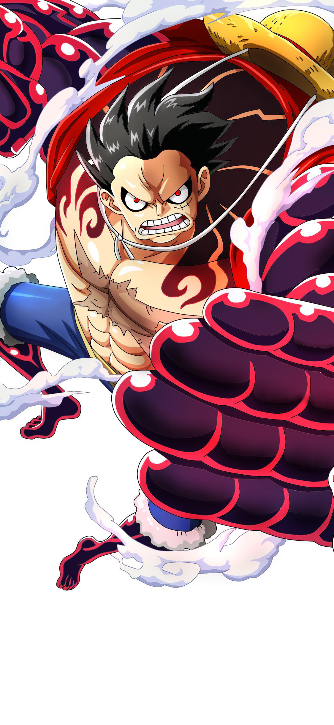 [2436×1125]海贼王 鲁夫 日本 漫画 苹果手机动漫壁纸图片
