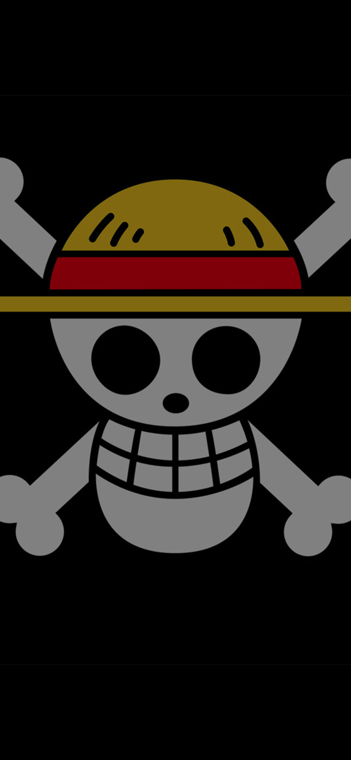 [2436×1125]海贼王 鲁夫 路飞 动漫 卡通 苹果手机动漫壁纸图片