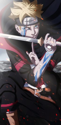 [2436x1125]漩涡鸣人 火影忍者 日漫 苹果手机动漫壁纸图片