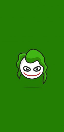 [2436x1125]漫威 小丑 超级英雄 Q版 头像 苹果手机动漫壁纸图片