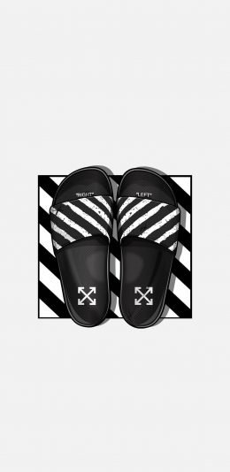 [2436x1125]潮图 写真 黑白 品牌 苹果手机动漫壁纸图片