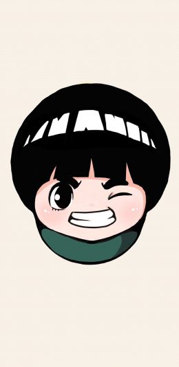 [2436x1125]火影忍者 动漫 卡通 李洛克 苹果手机动漫壁纸图片