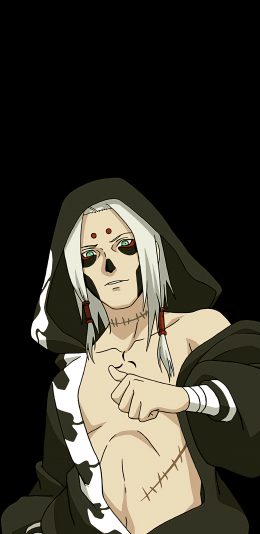 [2436x1125]火影忍者 君麻吕 日漫 苹果手机动漫壁纸图片