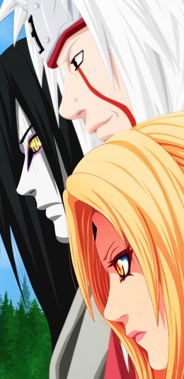 [2436x1125]火影忍者 日本 漫画 侧脸 苹果手机动漫壁纸图片