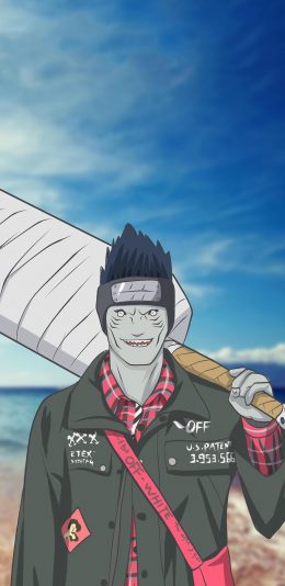 [2436x1125]火影忍者 日本 漫画 潮服 潮流 干柿鬼鲛 苹果手机动漫壁纸图片