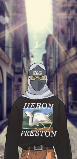 [2436x1125]火影忍者 日本 漫画 潮服 潮流 角都 苹果手机动漫壁纸图片