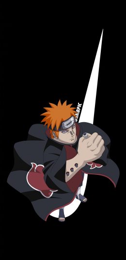 [2436x1125]火影忍者 日本 漫画 耐克 晓组织 佩恩 苹果手机动漫壁纸图片