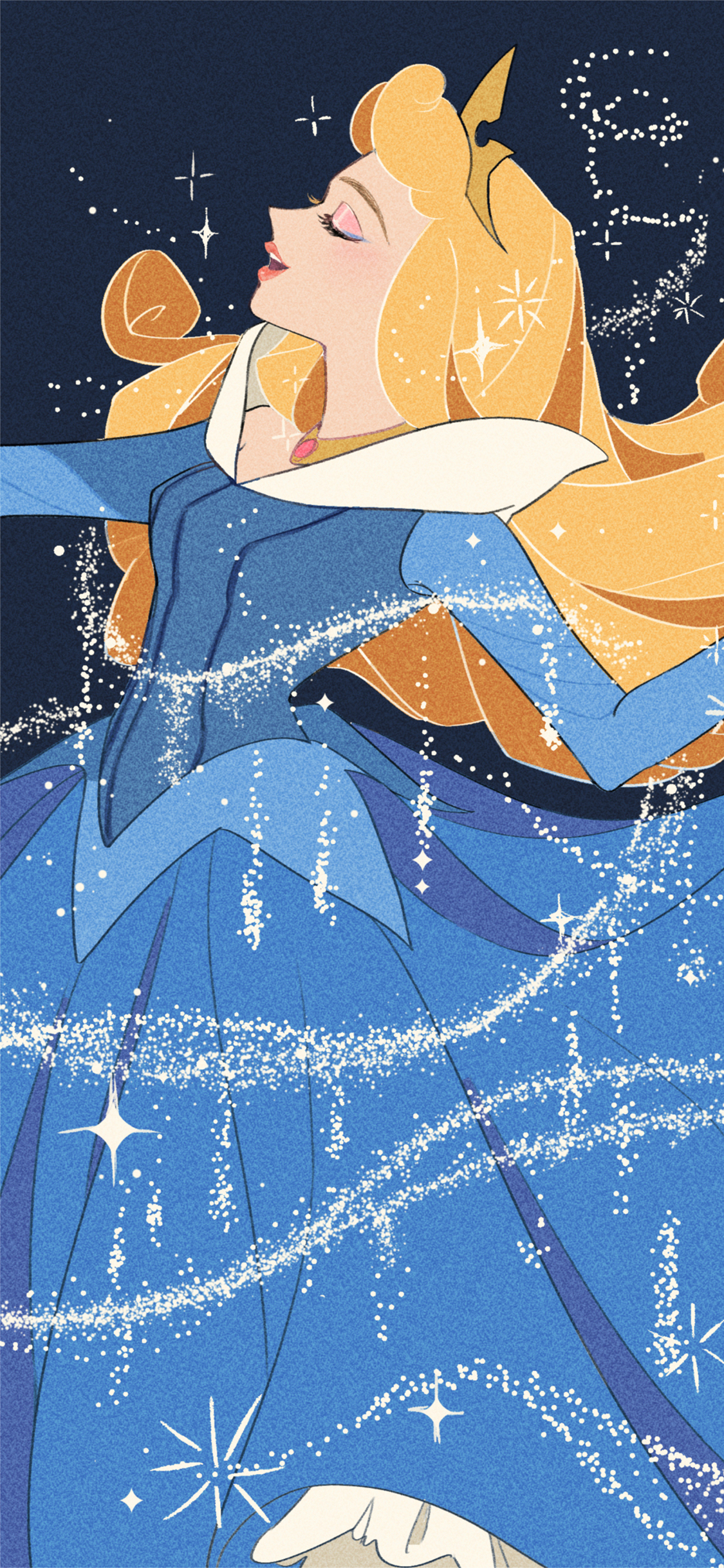 [2436×1125]灰姑娘 迪士尼 公主 动画 苹果手机动漫壁纸图片