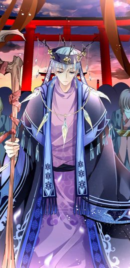 [2436x1125]灵契 漫画 二次元 端木熙 阳冥司 苹果手机动漫壁纸图片