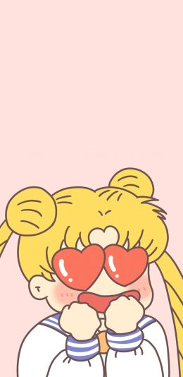 [2436x1125]爱心 美少女战士 动画 苹果手机动漫壁纸图片