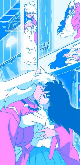 [2436x1125]犬夜叉 杀生丸 漫画 日本 苹果手机动漫壁纸图片