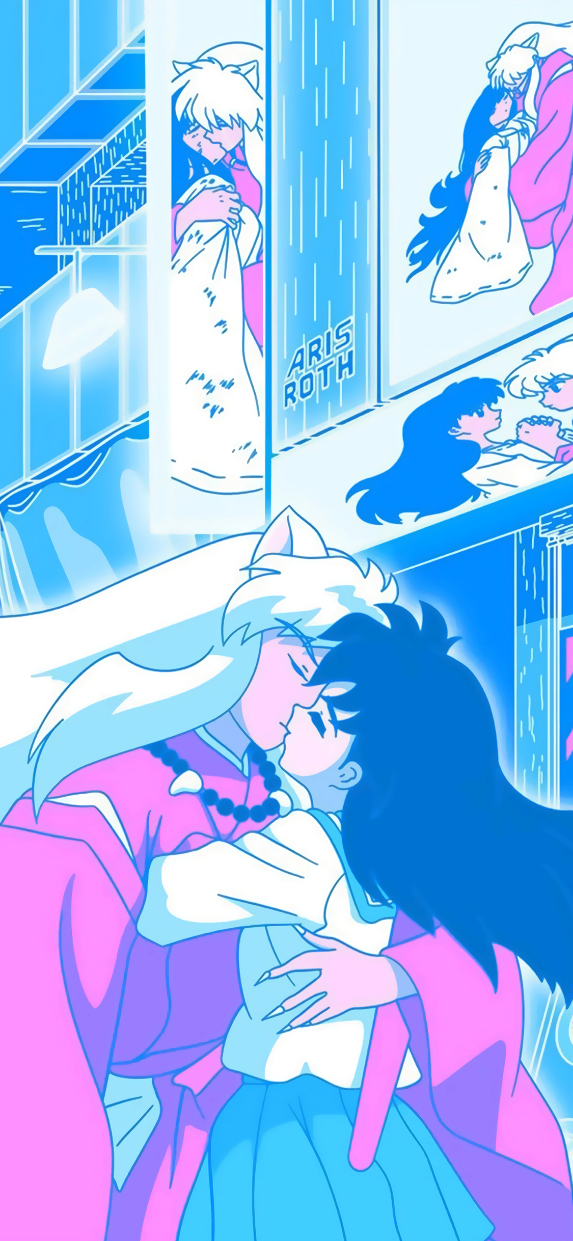 [2436×1125]犬夜叉 杀生丸 漫画 日本 苹果手机动漫壁纸图片