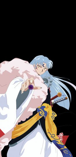 [2436x1125]犬夜叉 漫画 杀生丸 日本 月牙 苹果手机动漫壁纸图片