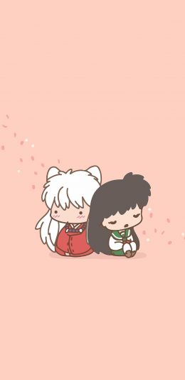 [2436x1125]犬夜叉 阿离 日毛 卡通 苹果手机动漫壁纸图片