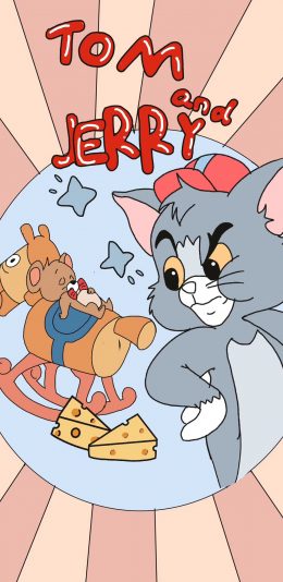 [2436x1125]猫和老鼠 Tom and Jerry 苹果手机动漫壁纸图片