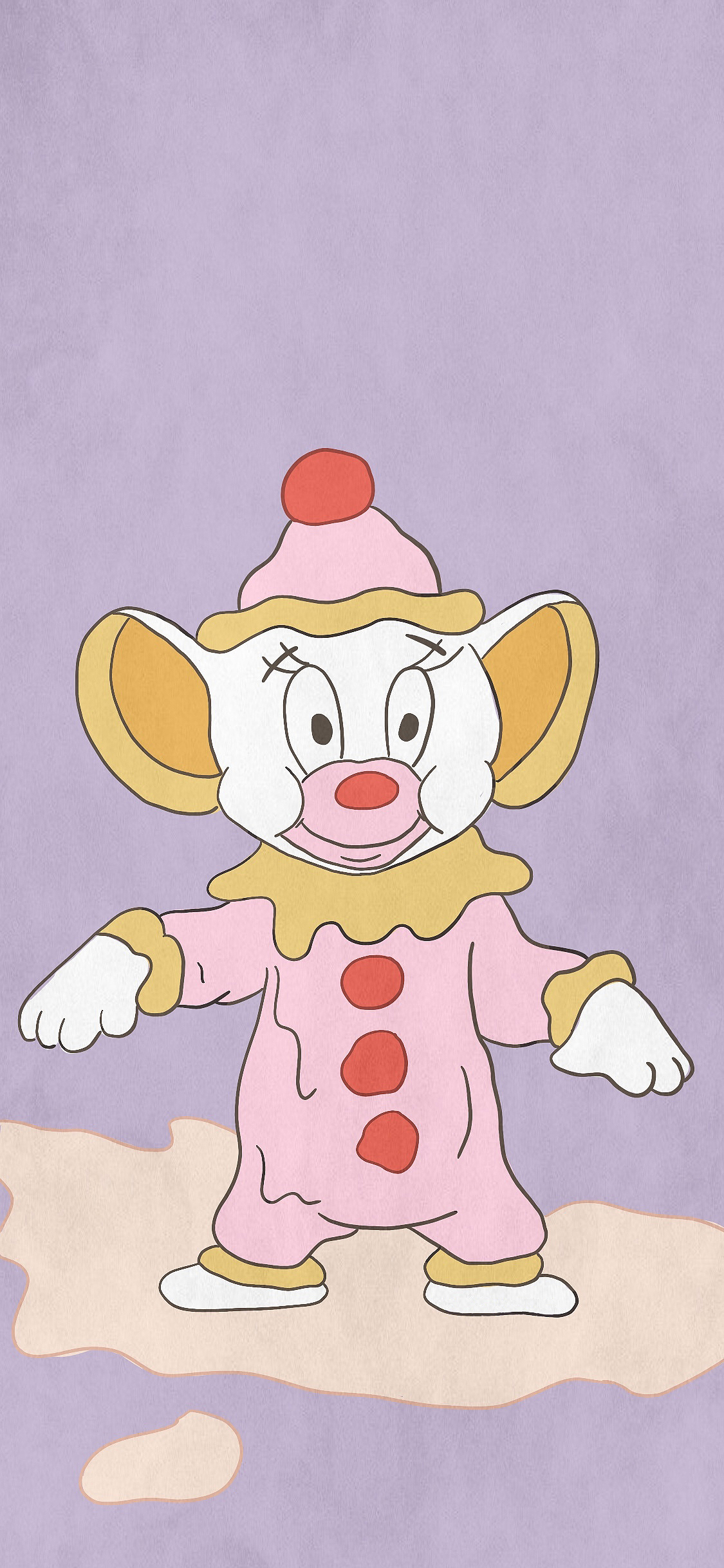 [2436×1125]猫和老鼠 可爱 杰克 老鼠 苹果手机动漫壁纸图片