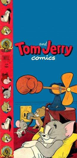 [2436x1125]猫和老鼠 美国 动画 Tom Jerry（取自微博：G195） 苹果手机动漫壁纸图片