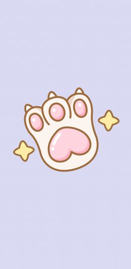 [2436x1125]猫爪 可爱 爪子 萌咔便利店 苹果手机动漫壁纸图片