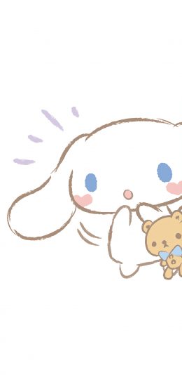 [2436x1125]玉桂狗 卡通 可爱 小熊 苹果手机动漫壁纸图片