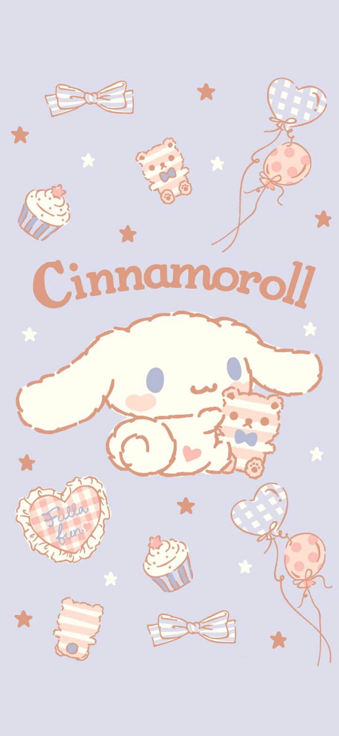 [2436×1125]玉桂狗 卡通 可爱 小熊 气球 苹果手机动漫壁纸图片