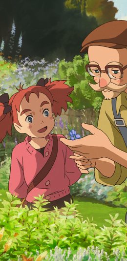 [2436x1125]玛丽与魔女之花 日本 动画 漫画 电影 场景 苹果手机动漫壁纸图片