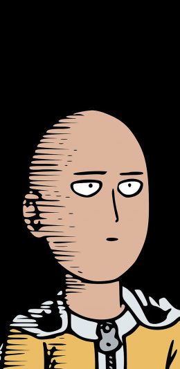 [2436x1125]琦玉 漫画 一拳超人 苹果手机动漫壁纸图片