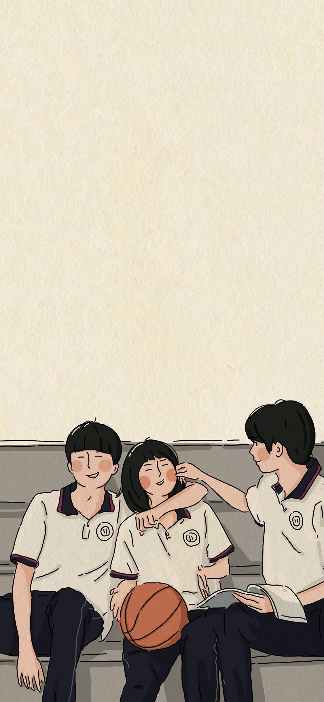 [2436×1125]电视剧 以家人之名 插图 李尖尖 凌霄 贺子秋 苹果手机动漫壁纸图片