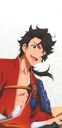 [2436x1125]男孩 帅气 肌肉 日本  漫画 二次元 苹果手机动漫壁纸图片