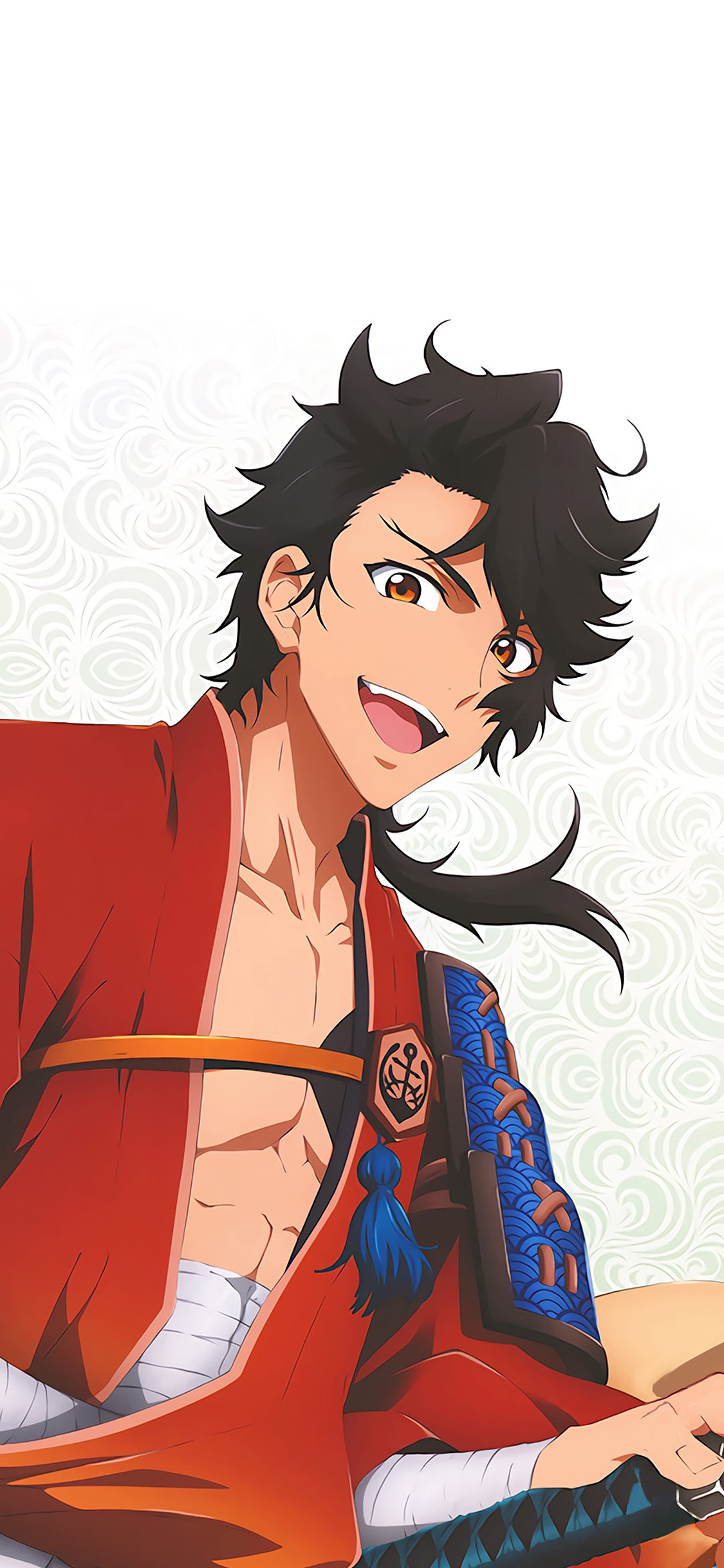 [2436×1125]男孩 帅气 肌肉 日本  漫画 二次元 苹果手机动漫壁纸图片