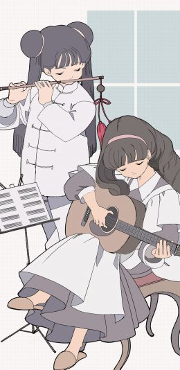 [2436x1125]百变小樱 知世 动画 文雅 苹果手机动漫壁纸图片