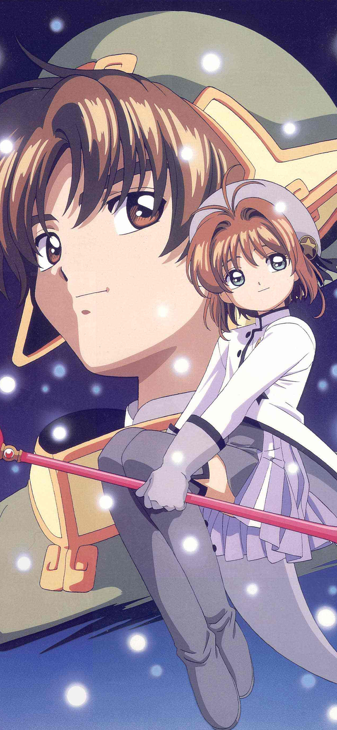 [2436×1125]百变小樱 魔卡少女樱 漫画 权杖 小可 苹果手机动漫壁纸图片