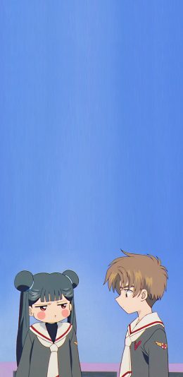 [2436x1125]百变小樱魔术卡 李莓玲 苹果手机动漫壁纸图片