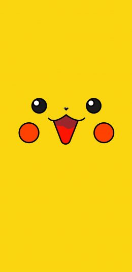 [2436x1125]皮卡丘 动画 卡通 黄色 苹果手机动漫壁纸图片