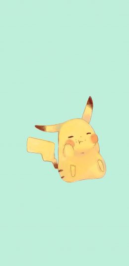 [2436x1125]皮卡丘 萌 动漫 卡通 苹果手机动漫壁纸图片