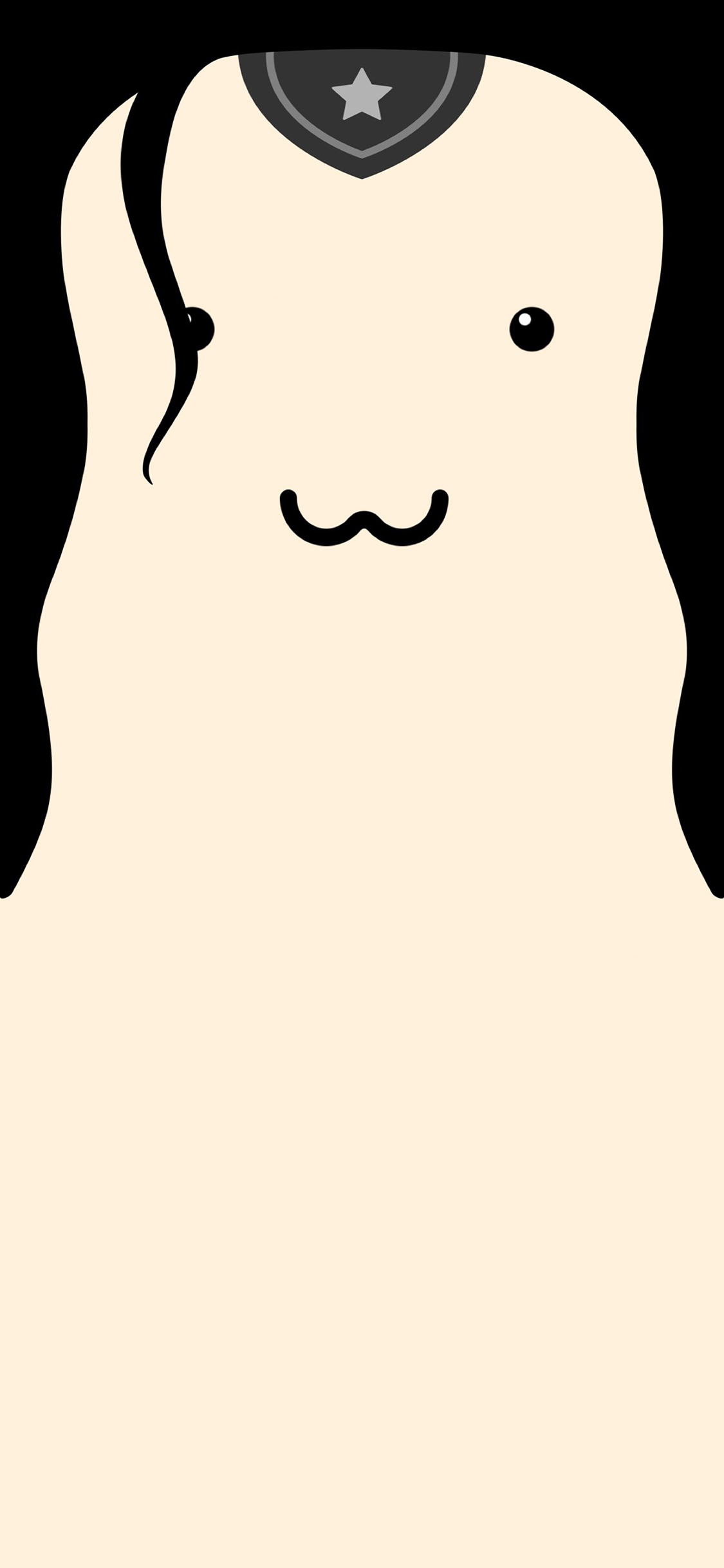 [2436×1125]神奇女侠 Q版 卡通 简笔画 超级英雄 苹果手机动漫壁纸图片