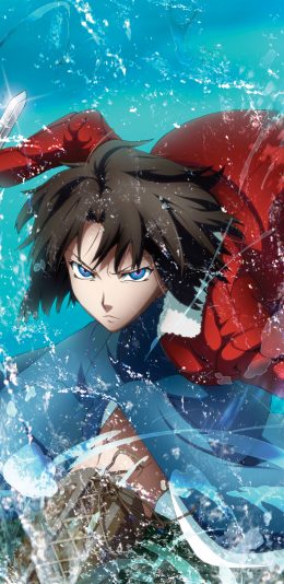 [2436x1125]空之境界 日本 漫画 刀 苹果手机动漫壁纸图片