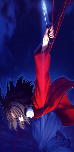 [2436x1125]空之境界 日本 漫画 舞剑 苹果手机动漫壁纸图片