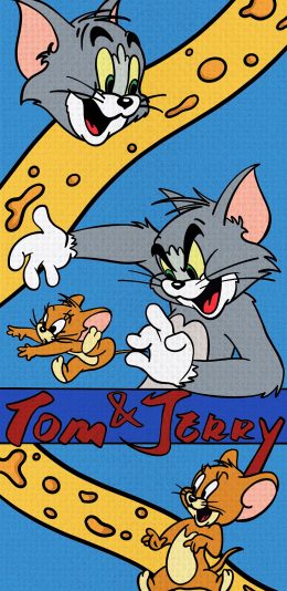 [2436x1125]童年 动画 猫和老鼠 （取自微博：时间偏好） 苹果手机动漫壁纸图片