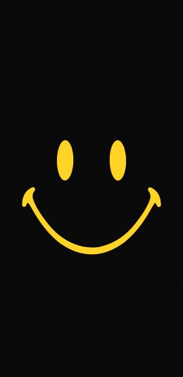 [2436x1125]笑脸 CHINATOWN MARKET 黑色 表情 品牌 苹果手机动漫壁纸图片