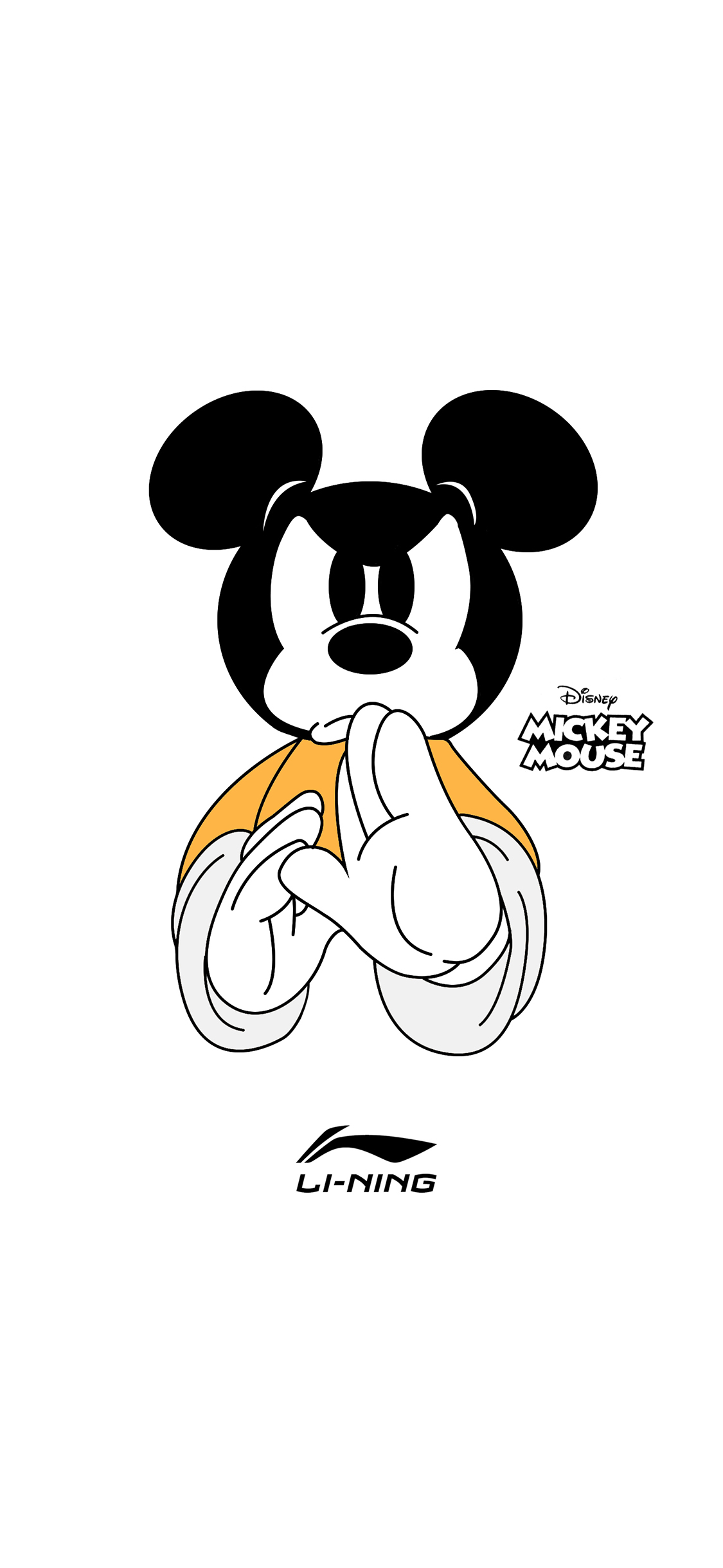 [2436×1125]米老鼠 米奇 李宁 中国功夫 苹果手机动漫壁纸图片