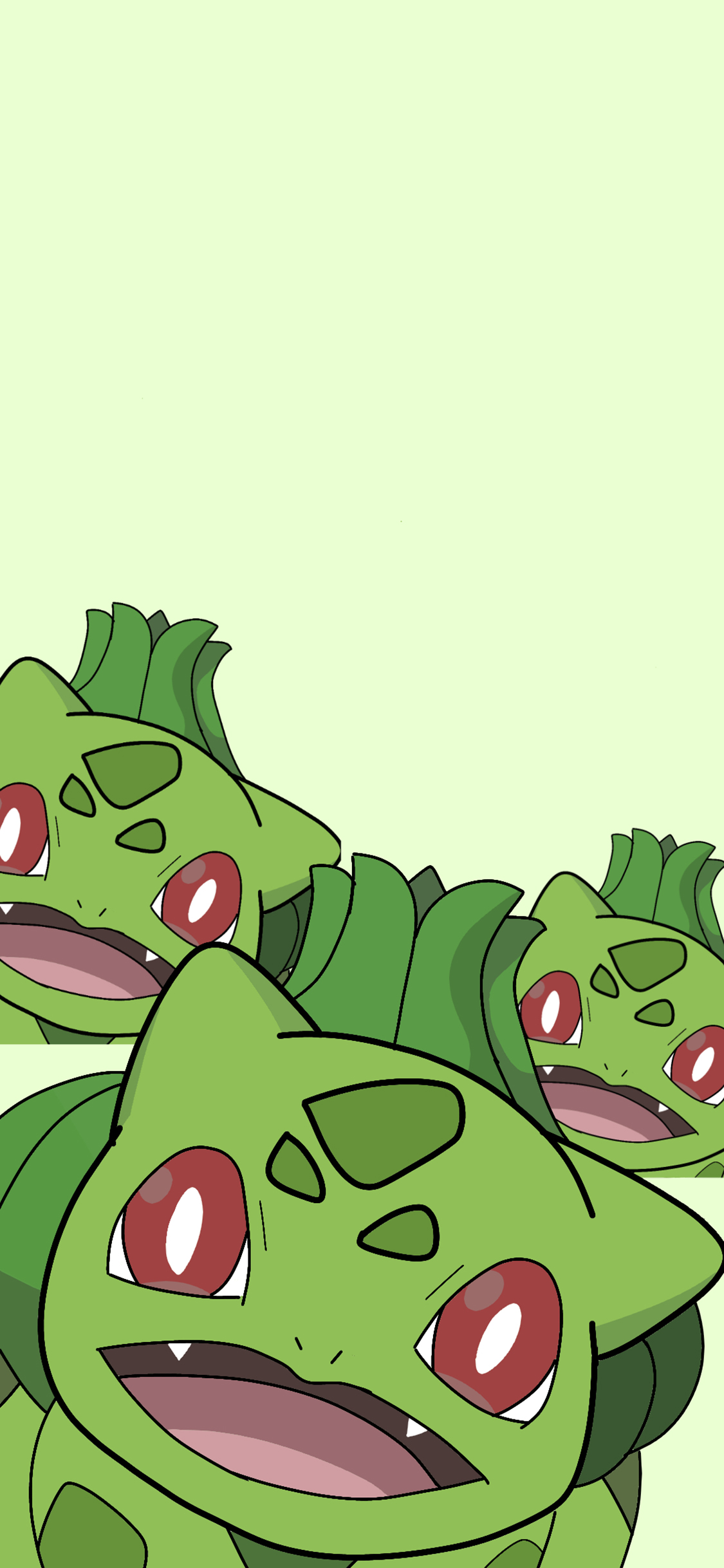 [2436×1125]精灵宝可梦 蒜头王八 妙蛙种子 苹果手机动漫壁纸图片