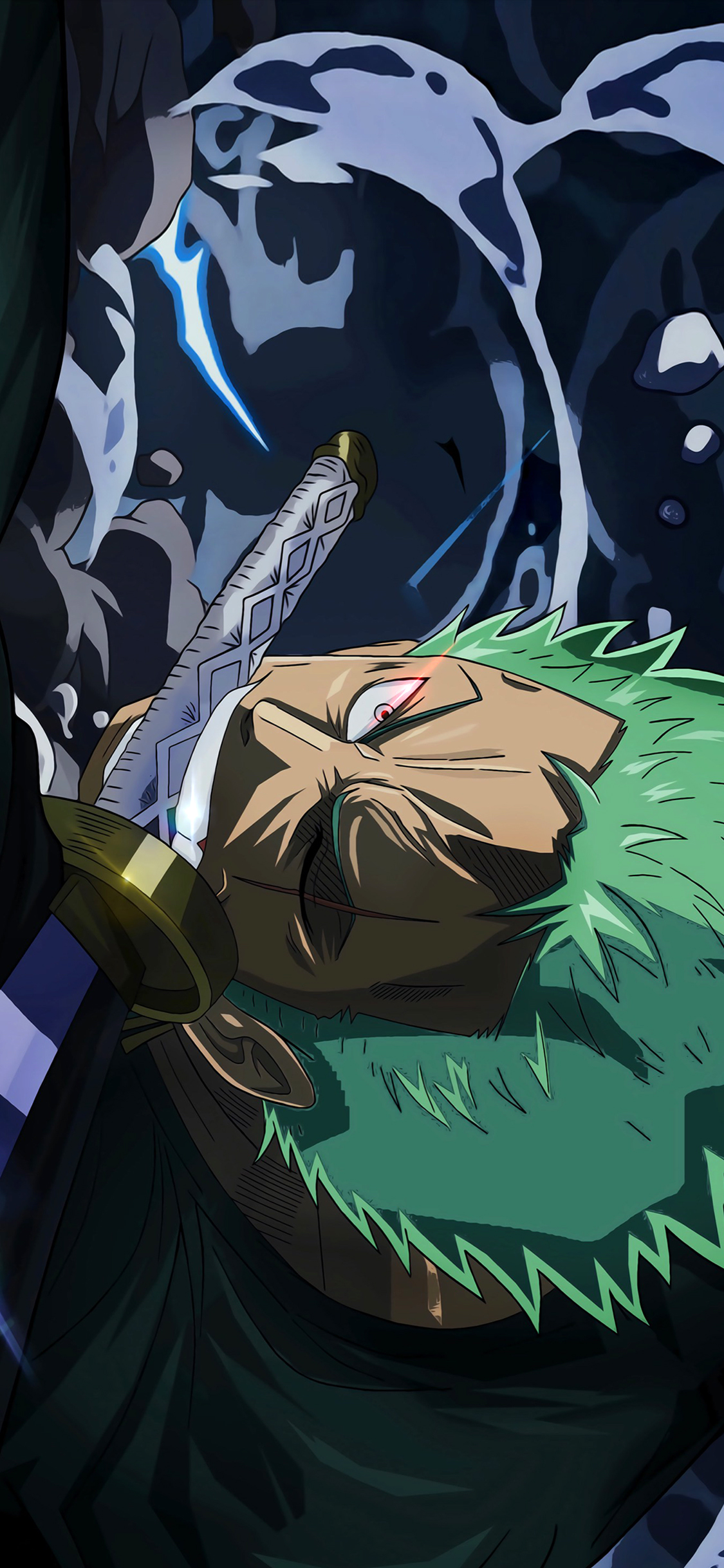 [2436×1125]索隆 海贼王 动画 漫画 日本 苹果手机动漫壁纸图片